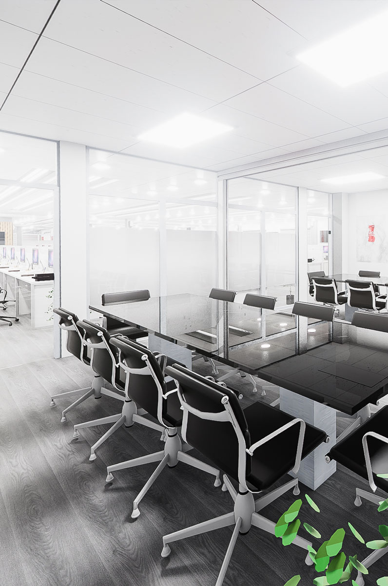 Diseño y remodelación de oficinas corporativas en Caracas
